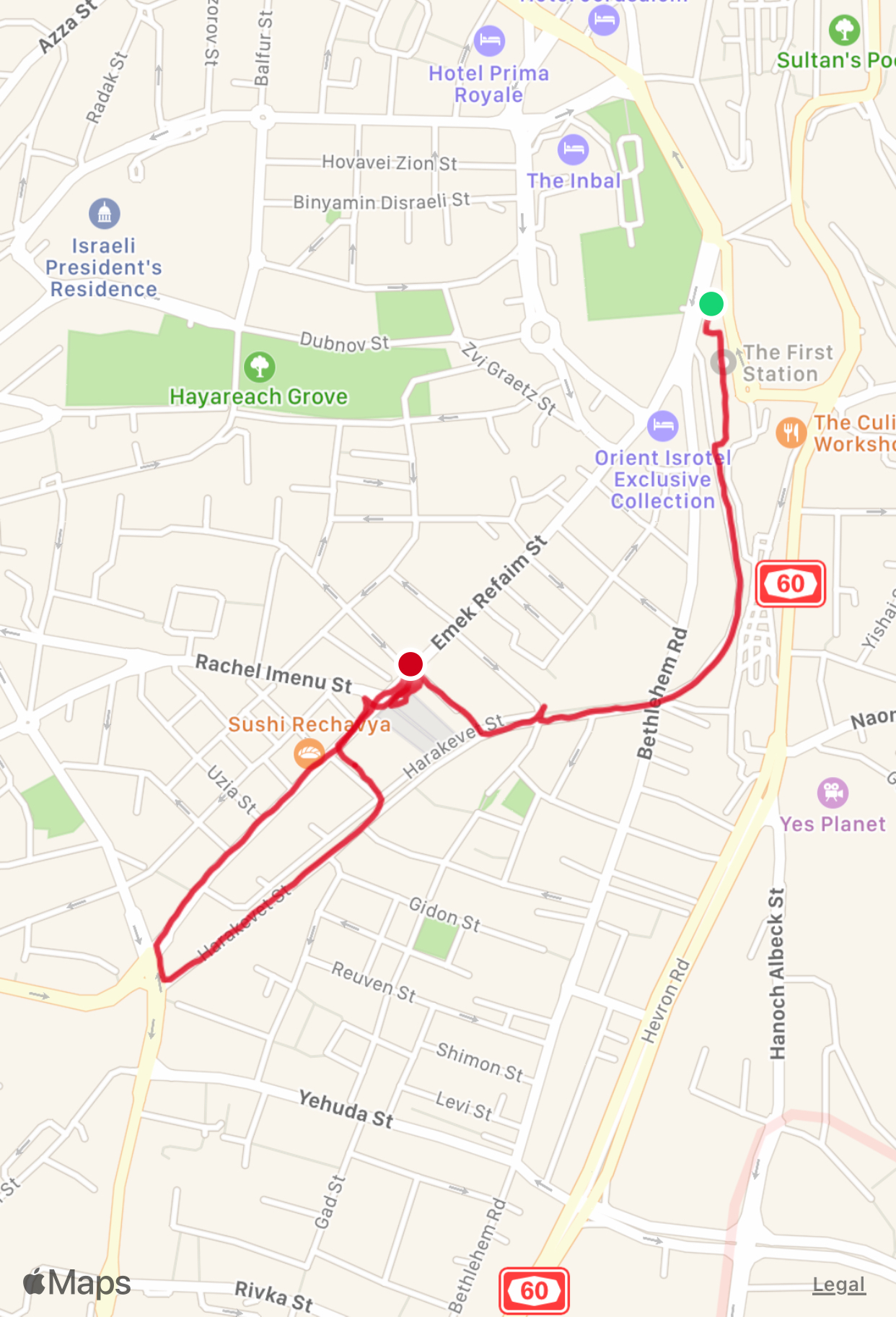 Jerusalem Tahana Rishona 25112021 midday