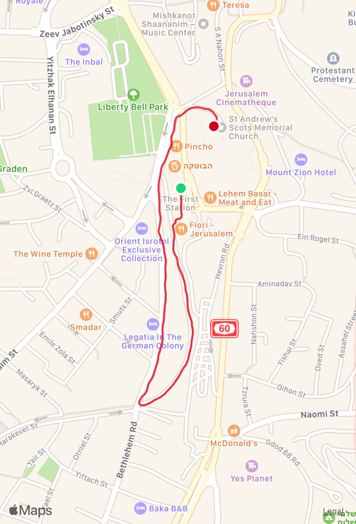 Jerusalem Tahana Rishona 26112021 morning